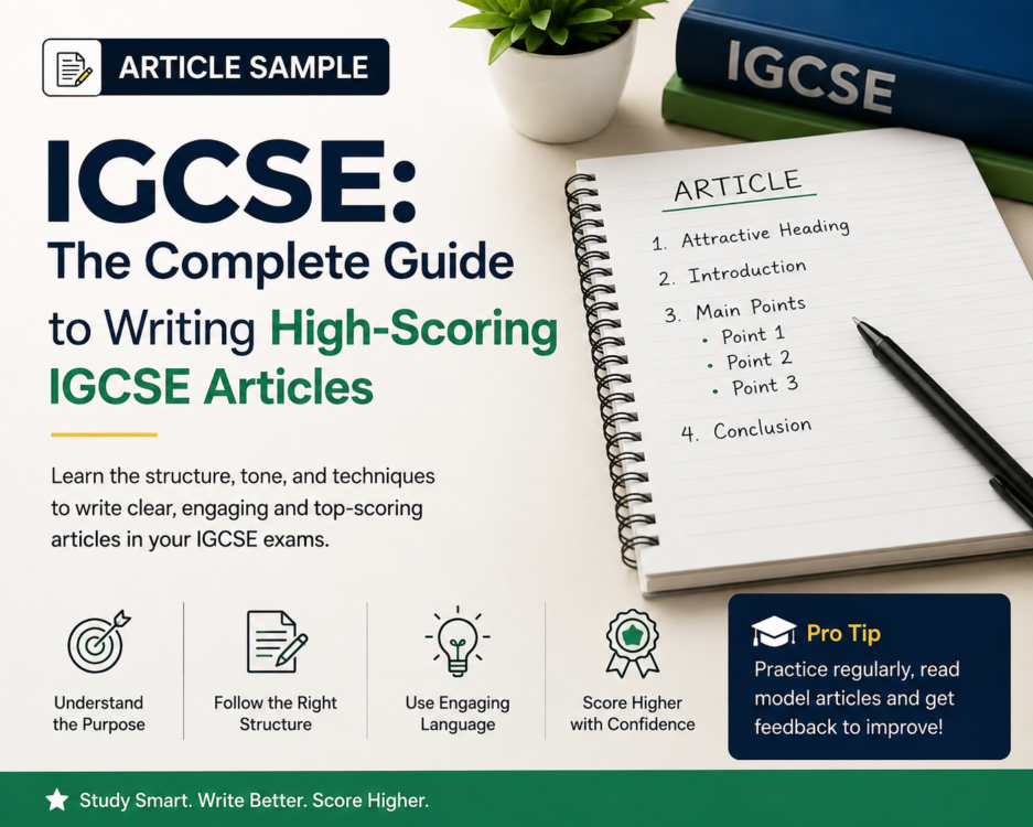 Article Sample IGCSE