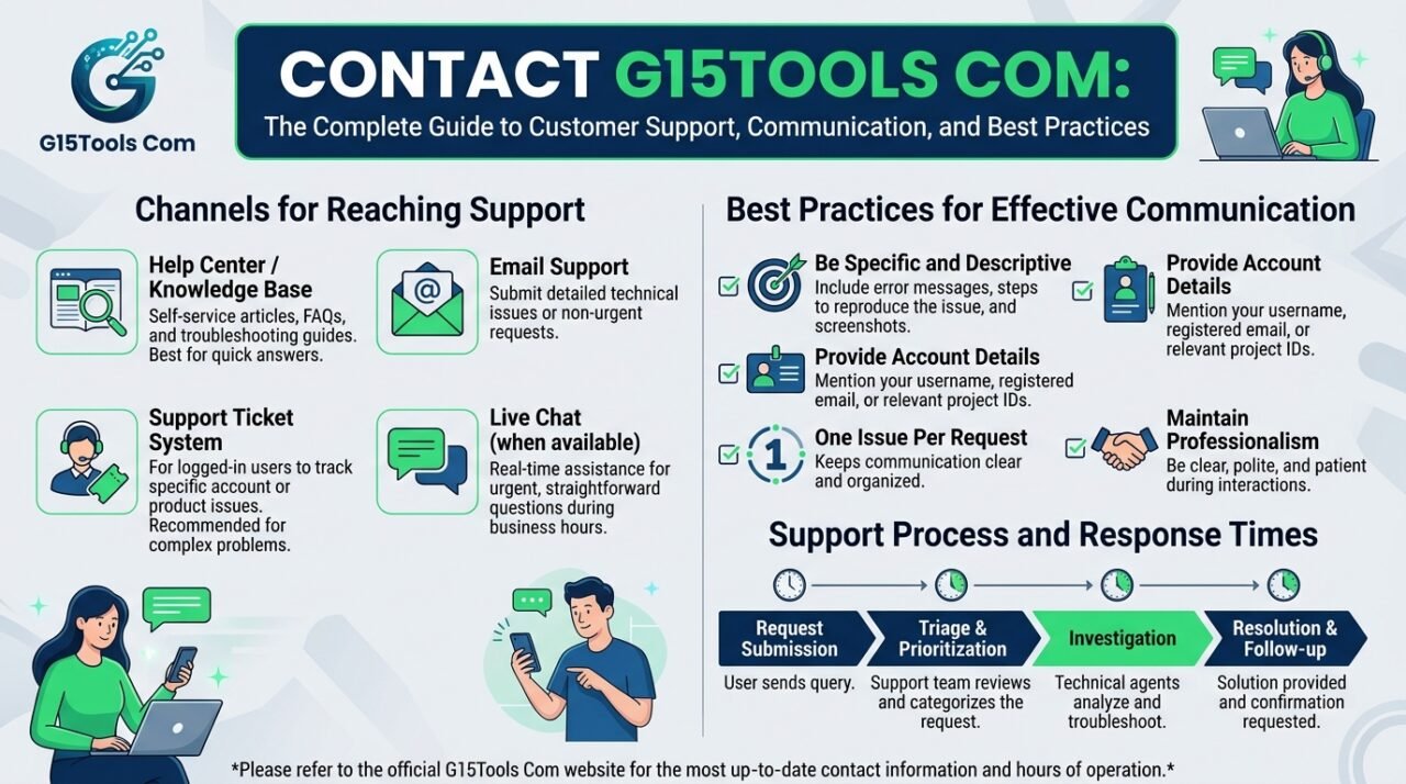 Contact G15Tools Com