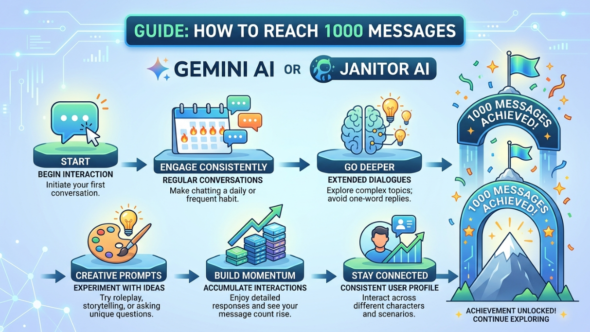 How to Get 1000 Messages on Gemini AI Janitor AI